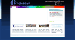 Desktop Screenshot of billurtekstil.com